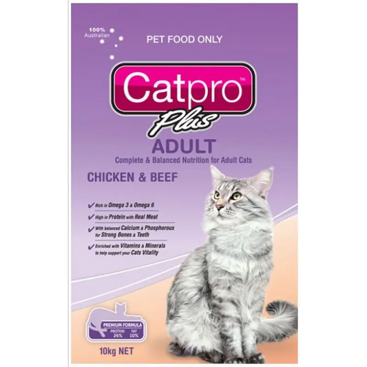 Cat Pro Plus Chicken & Beef 10Kg