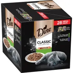 Dine Classic Chkn With Tender Turkey 28Pk