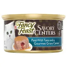 Fancy Feast Savory Center Tuna Pate 85G 24Pk (Om24)