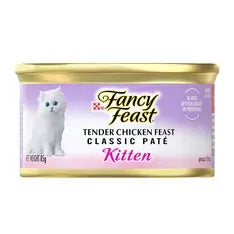 Fancy Feast Classic Pate Kitten Chicken 85G 24Pk (Om24)