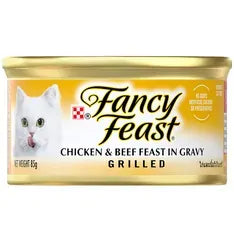 Fancy Feast Grilled Chicken & Beef 85G 24Pk (Om24)