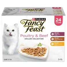 Fancy Feast Grilled Poultry & Beef Variety 85G 24Pk