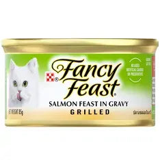 Fancy Feast Grilled Salmon 85G 24Pk (Om24)