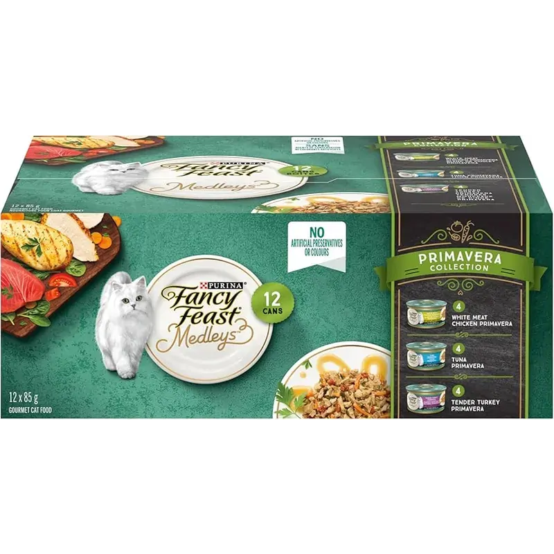 Fancy Feast Medleys Primavera Collection 12X85G