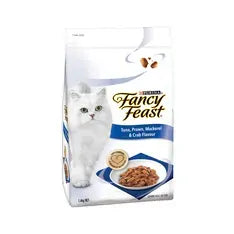 Fancy Feast Dry Tuna Prwn Mack Crab 450G 4Pk (Om4)