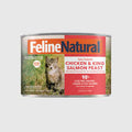 Feline Natural NZ Chicken and King Salmon Feast Cat Food 170g x 12 Pack