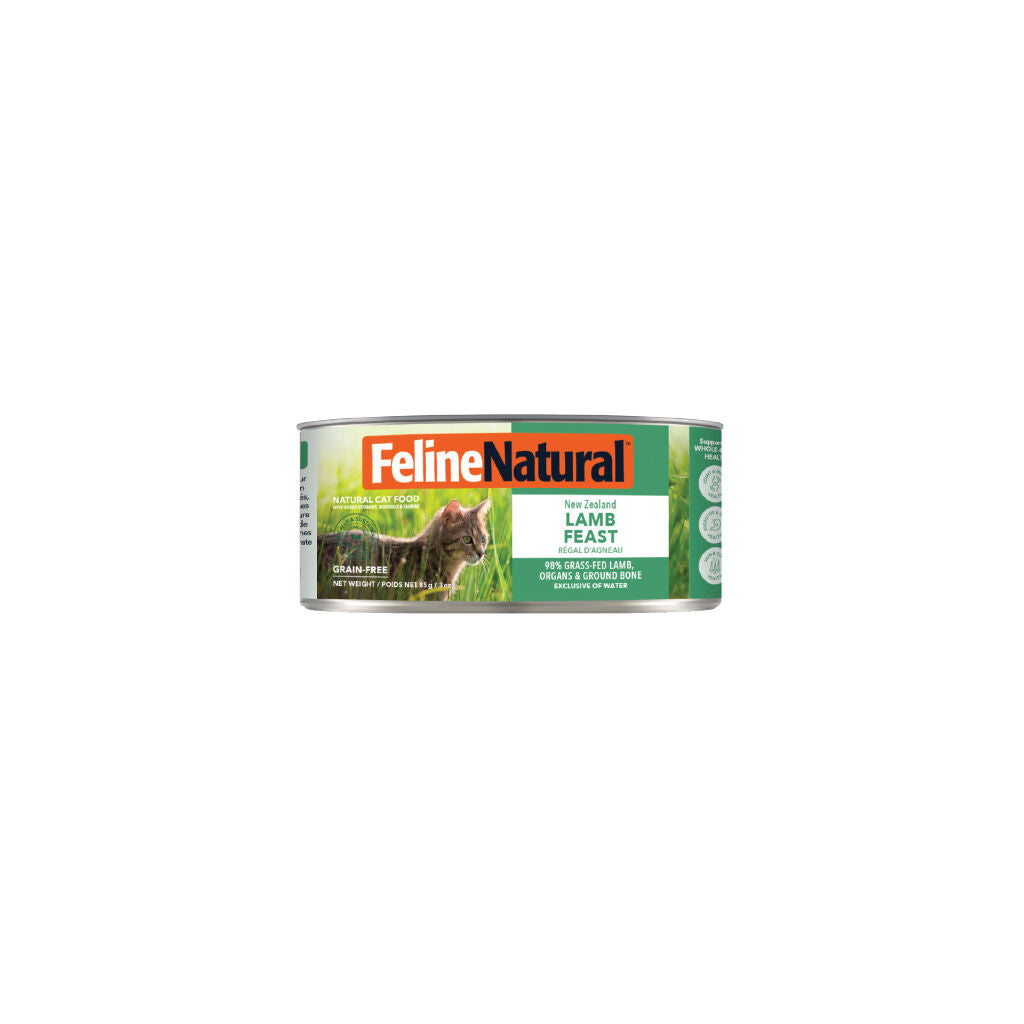 Feline Natural Nz Lamb Feast 85G 24Pk (Om24)