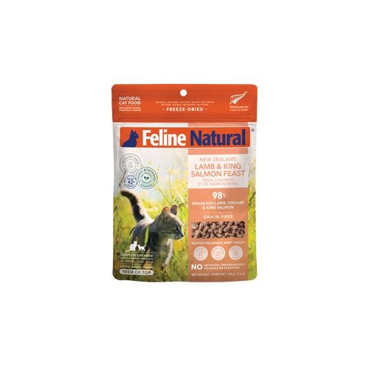 Feline Natural Fd Nz Lamb & King Salmon Feast 100G