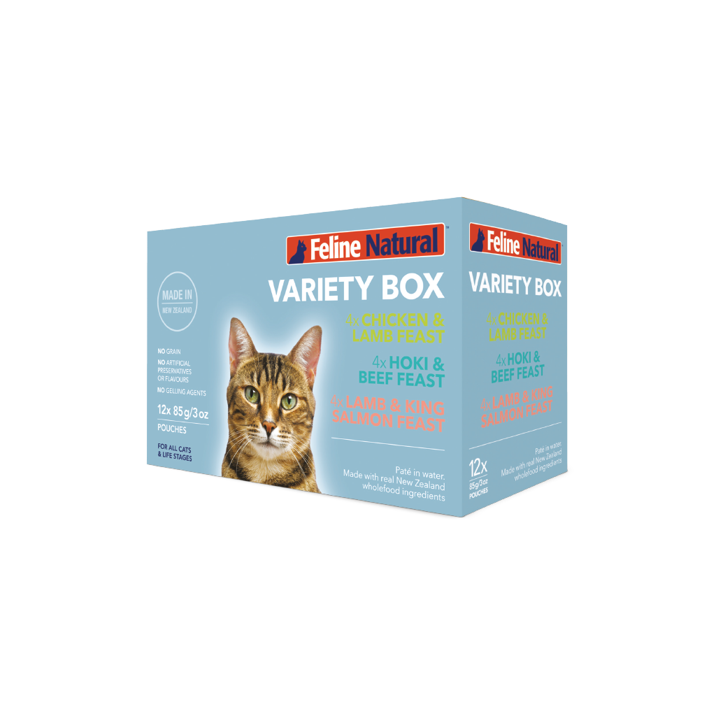 Feline Natural Variety Box Wet Cat Food 85g x 12 Pouches