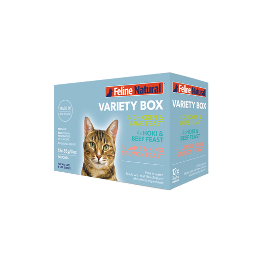 Feline Natural Variety Box Wet Cat Food 85g x 12 Pouches