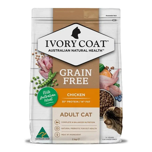 Ivory Coat Gf Adult Cat Chicken With Coconut Oil 2Kg