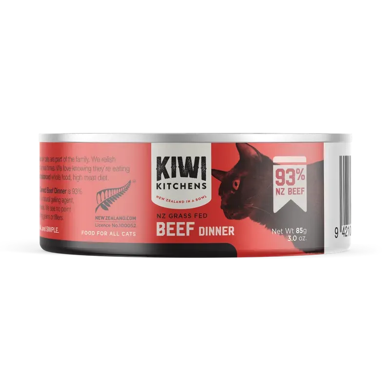 Kiwi Kitchens Cat Beef 85G 18Pk (Om18)