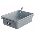 Catmate 3 Piece Sieve Litter Tray Charcoal (With Scoop)