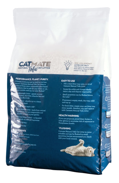 Catmate Natural Tofu Cat Litter 6Kg