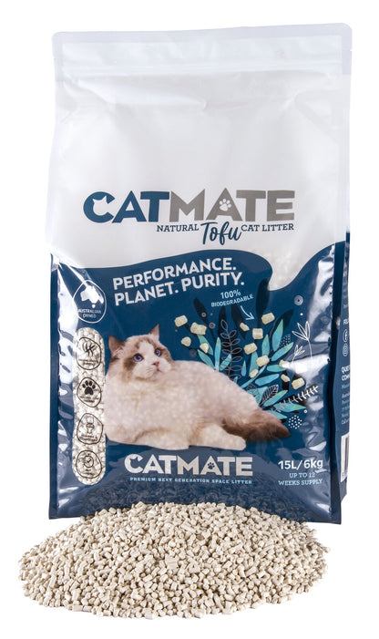 Catmate Natural Tofu Cat Litter 6Kg