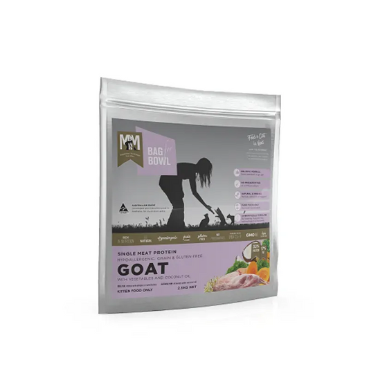 Meals for Meows Kitten Grain Free Single Protein Goat Dry Cat Food 2.5kg