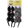 Pet-Rite Furry Mice Cat Toys 3.5 inch 12 Piece Display Card