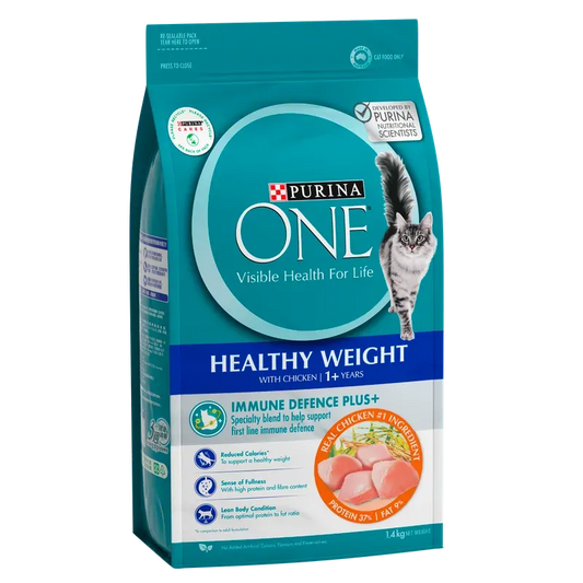 Purina One Cat Adult Dry Healthy Weight Chicken 1.4Kg