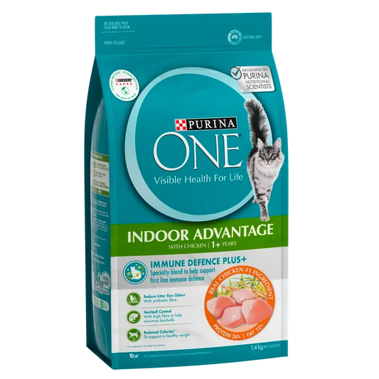 Purina One Cat Adult Dry Indoor Chicken 1.4Kg