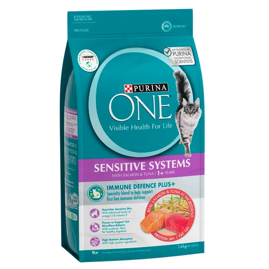 Purina One Cat Adult Dry Stve Salmon & Tuna 1.4Kg