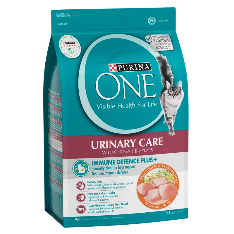Purina One Cat Adult Dry Uth Chicken 2.8Kg