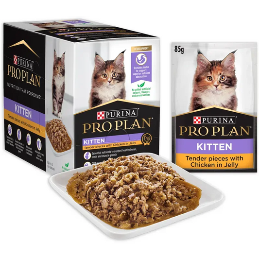 Pro Plan Kitten Chicken Pouch 85G 12Pack
