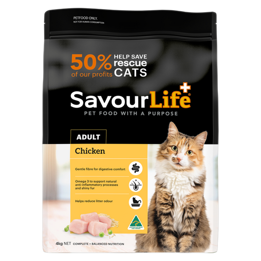 Savourlife Chicken Adult Cat Dry Food 4Kg