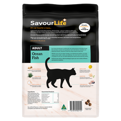 Savourlife Ocean Fish Adult Cat Dry Food 2Kg