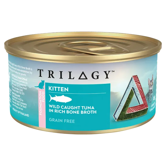 Trilogy Kitten Tuna In Bone Broth 85G 24Pk (Om24)
