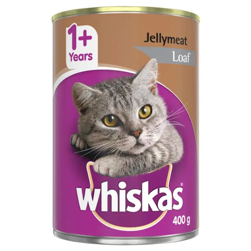 Whiskas Wet Cat Food Jellymeat 400g 24 Pack