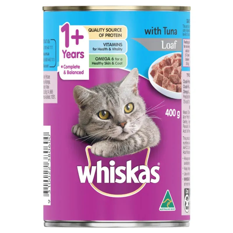 Whiskas Wet Sardines And Tuna 400G 24Pk (Om24)