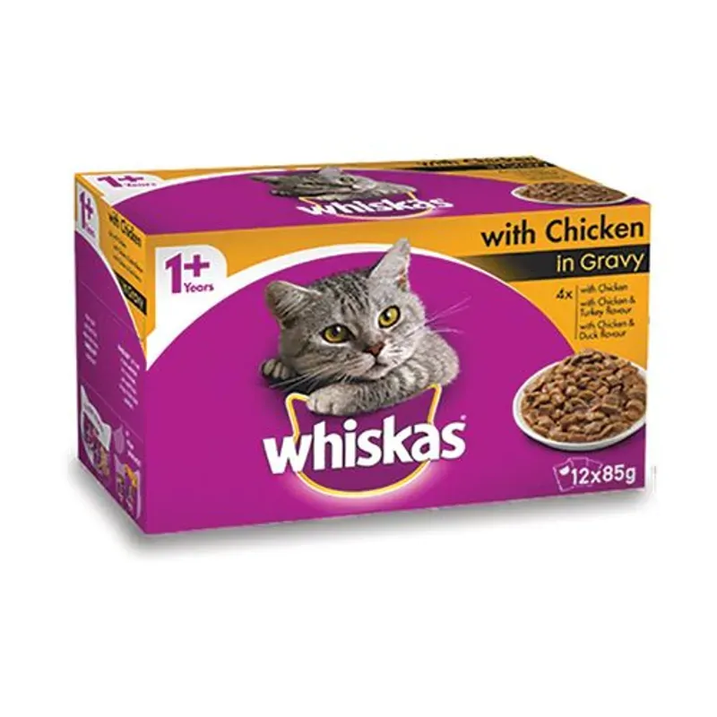 Whiskas Wet Favourites Chick Mvms 85G 1X12Pk