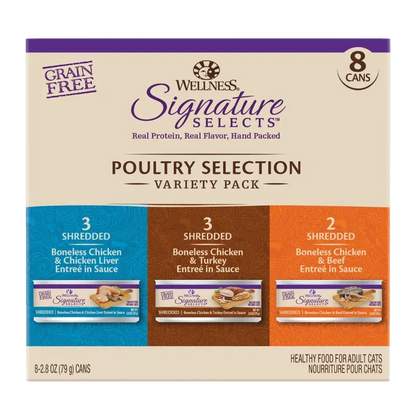 Wellness Core Ss Poultry Selection Variety Pk 8 X 79G