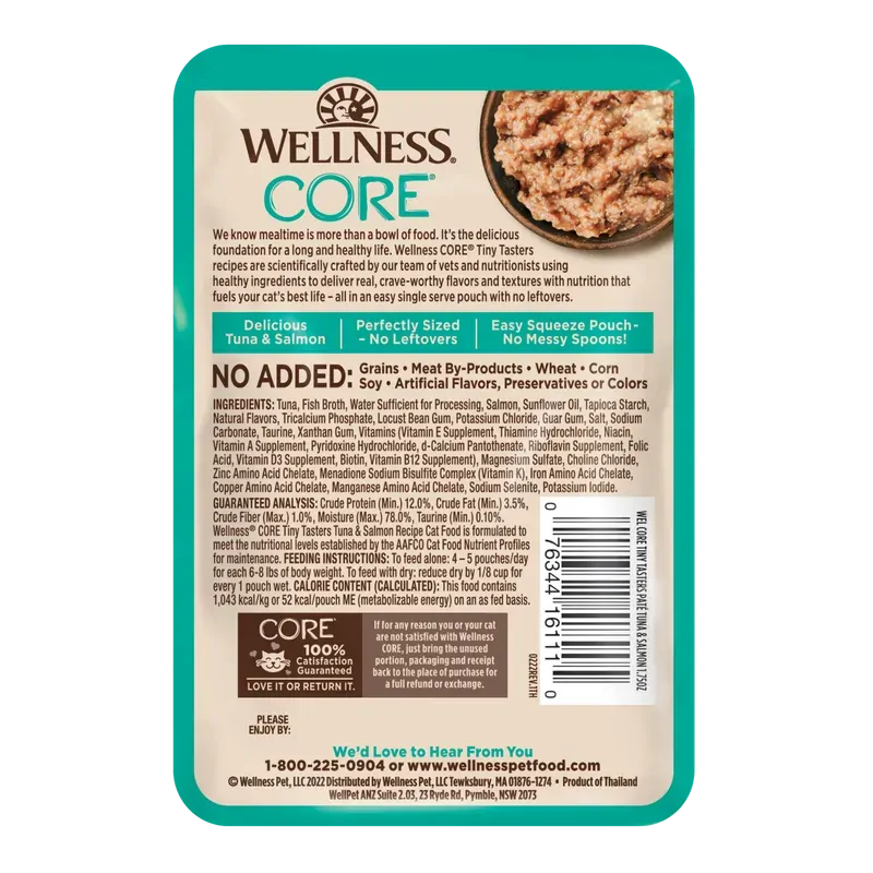Wellness Core Tt Tuna & Salmon Pate 50G (Om12)