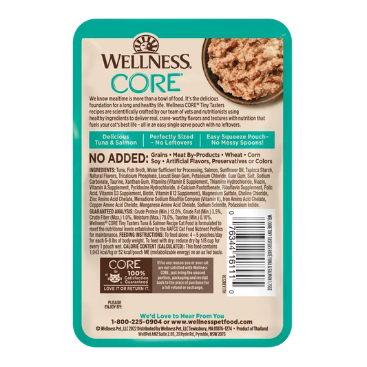 Wellness Core Tt Tuna & Salmon Pate 50G (Om12)
