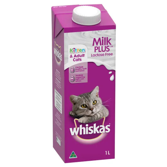 Whiskas Snacks Milk Plus 1Lt 8Pk (Om8)