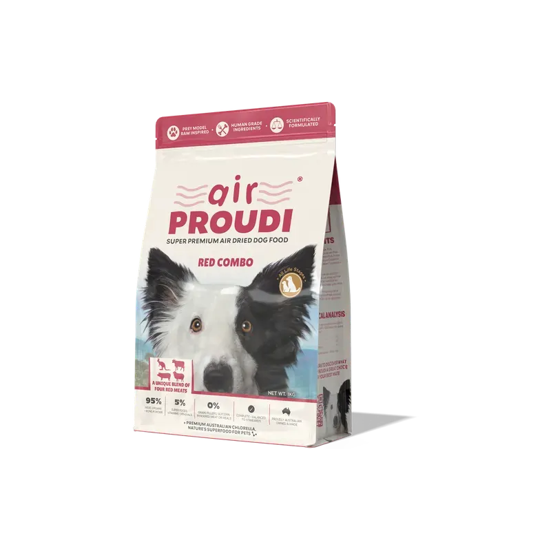 Airproudi Premium Air-Dried Dog Food Red Combo 1Kg