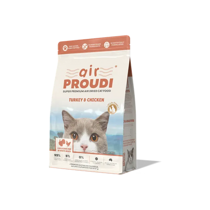 Airproudi Premium Air-Dried Dog Food Turkey & Chicken 400G