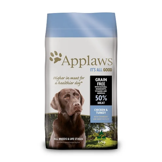 Applaws Dry Dog Chicken And Turkey 2.7Kg