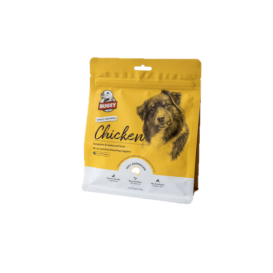 Bugsys Air-Dried Complete Diet For Dogs Chicken 328G