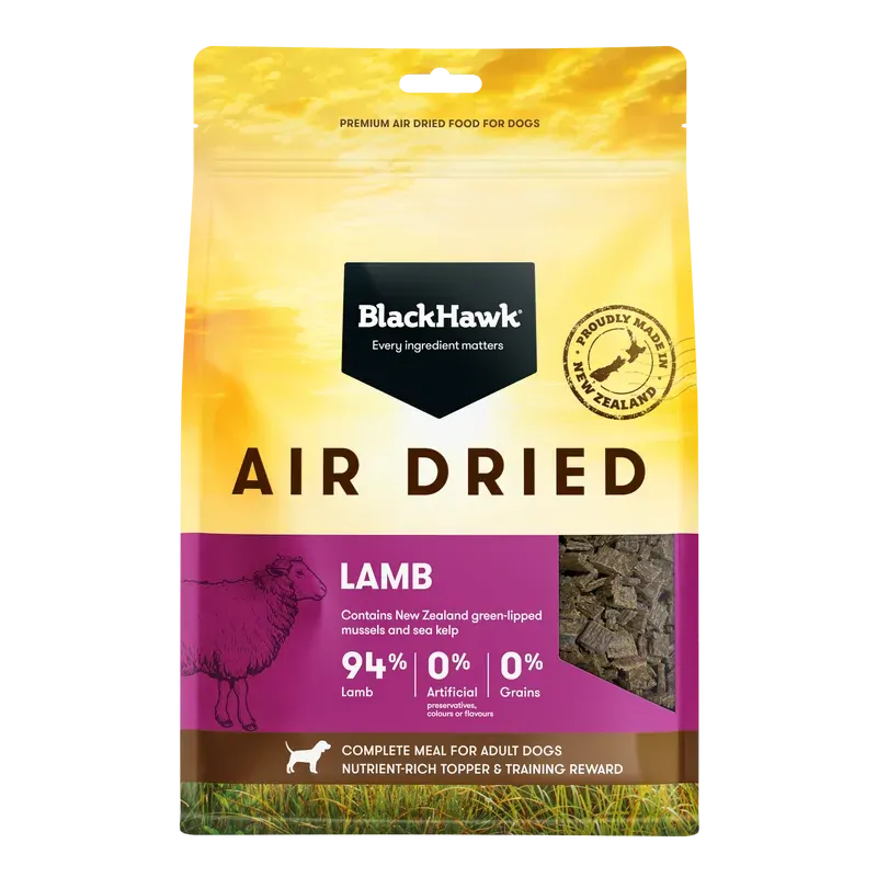 Black Hawk Air Dried Lamb Dog Food 450g
