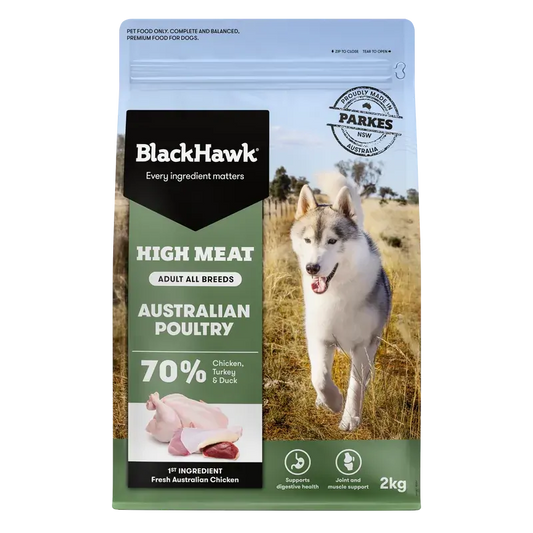 Black Hawk High Meat Australian Poultry Recipe 2Kg
