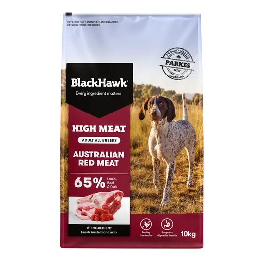 Black Hawk High Meat Australian Red Meat 10Kg
