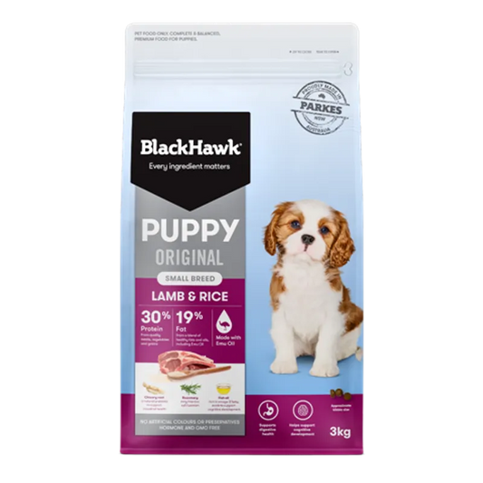 Black Hawk Puppy Small Breed Lamb & Rice 3Kg