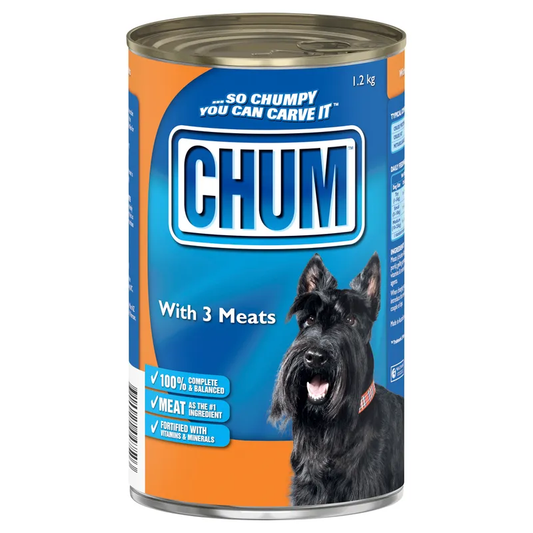 Chum Wet With Three Kinds Of Meat 1.2Kg 12Pk(Om12)