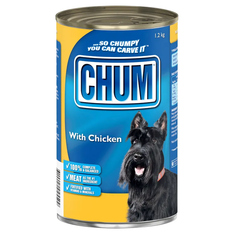 Chum Wet With Chicken 1.2Kg 12Pk (Om12)