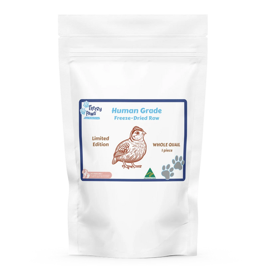 Freezy Paws Freeze Dried Whole Quail