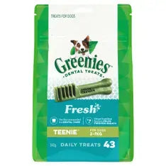 Greenies Fresh Dental Dog Treats Teenie 340g
