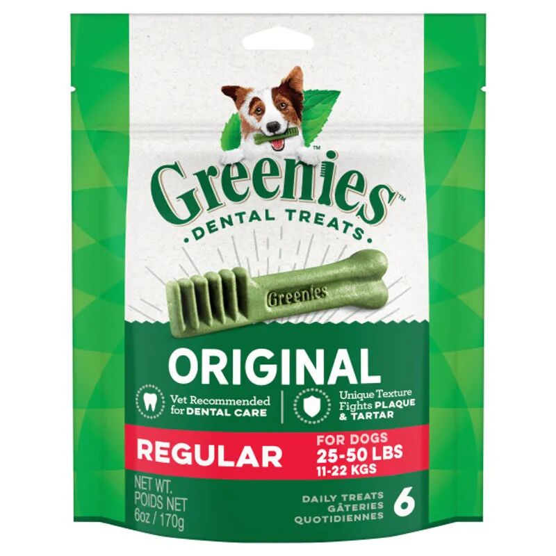 Greenies Original Dental Dog Treats Regular 170g