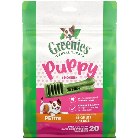 Greenies Puppy Dental Dog Treats Original Petite 340G